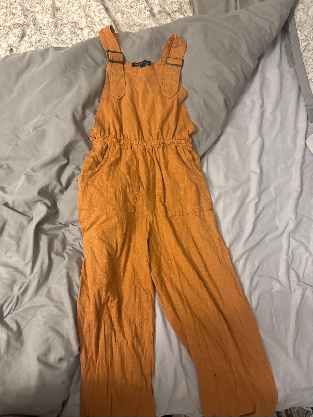 Women’s Mustard Yellow Overalls Jumpsuit